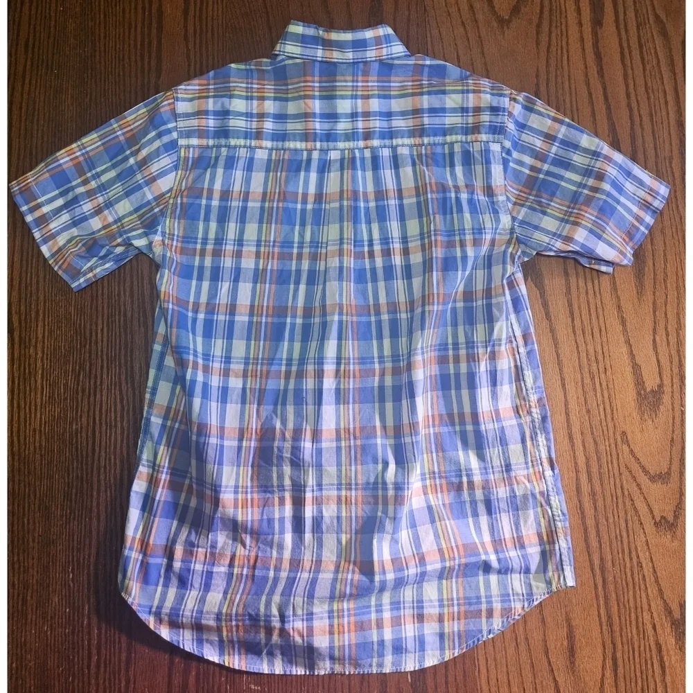 Chaps Youth Boy's Short Sleeve Button Down Shirt